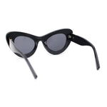 Womens Super Thick Exaggerated Oversize Cat Eye Sunglasses