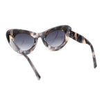 Womens Super Thick Exaggerated Oversize Cat Eye Sunglasses