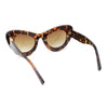 Womens Super Thick Exaggerated Oversize Cat Eye Sunglasses