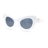 Womens Super Thick Exaggerated Oversize Cat Eye Sunglasses