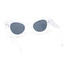 Womens Super Thick Exaggerated Oversize Cat Eye Sunglasses