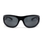 Classic 90s Style Sport Oval Round Plastic Sunglasses