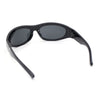 Classic 90s Style Sport Oval Round Plastic Sunglasses