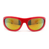 Classic 90s Style Sport Oval Round Plastic Sunglasses