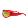 Classic 90s Style Sport Oval Round Plastic Sunglasses