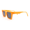 Womens Old Fashion Retro Horn Rim Plastic Rectangular Sunglasses