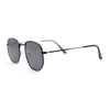 Polarized Mens Retro Hipster Thin Metal Rim Rectangle Sunglasses