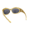 Runway Thorny Beveled Wrap Around Plastic Sport Sunglasses