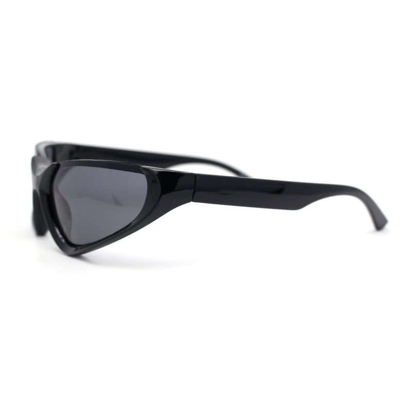 Crop Top Runway Fashion Wrap Triangular Sport Style Sunglasses