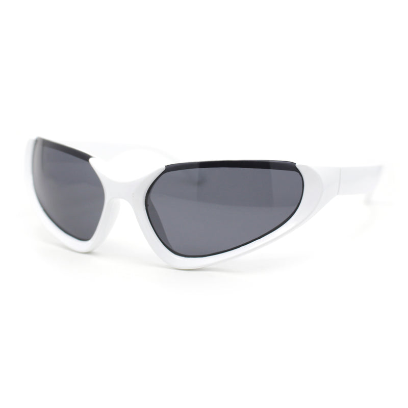 Crop Top Runway Fashion Wrap Triangular Sport Style Sunglasses