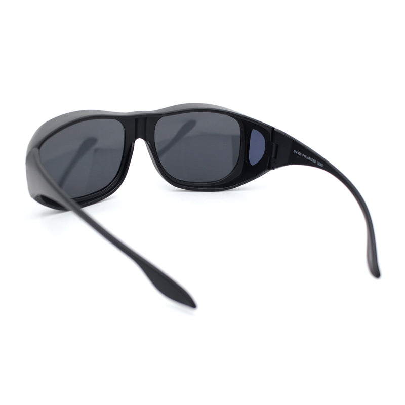 Anti-glare Polarized 60mm Fit Over Large Plastic Round Sunglasses