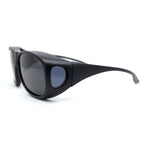 Anti-glare Polarized 60mm Fit Over Large Plastic Round Sunglasses
