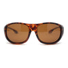 Anti-glare Polarized 60mm Fit Over Large Plastic Round Sunglasses