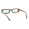 Womens Stylish Modish Narrow Rectangle Plastic Sunglasses