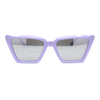 Womens Luxurious Thick Bevel Frame Rectangular Cat Eye Sunglasses