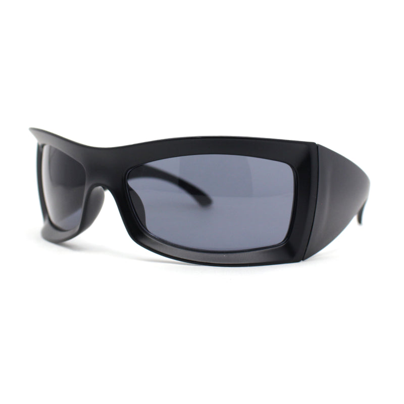 Runway XXL Oversized Wrap Around Exaggerated Sport Sunglasses