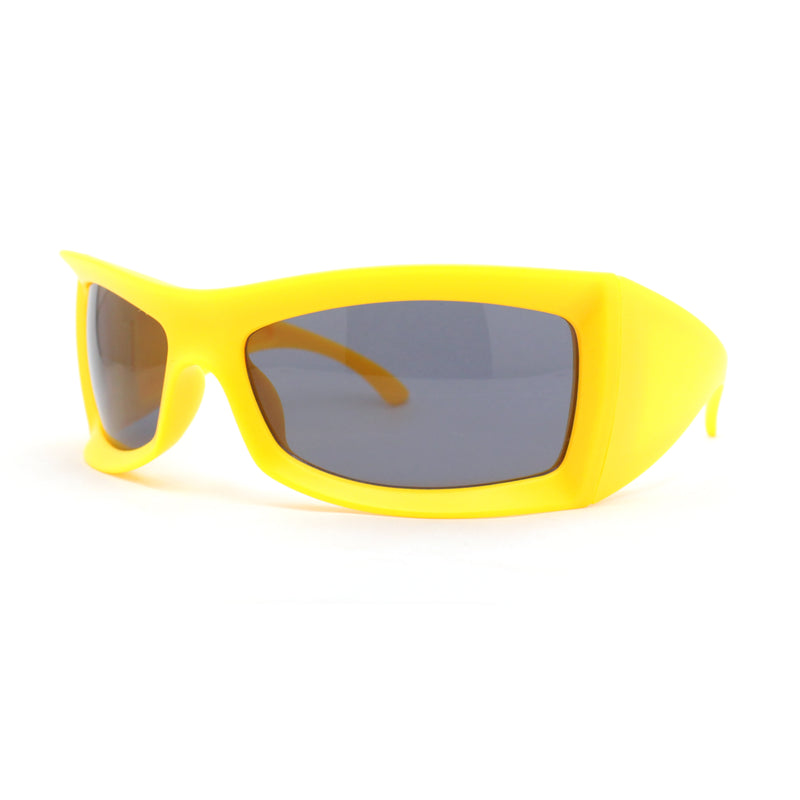 Runway XXL Oversized Wrap Around Exaggerated Sport Sunglasses