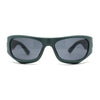 90s Styling Sport Wrap Runway Trend Plastic Sunglasses