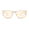 90s Styling Sport Wrap Runway Trend Plastic Sunglasses