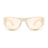 90s Styling Sport Wrap Runway Trend Plastic Sunglasses