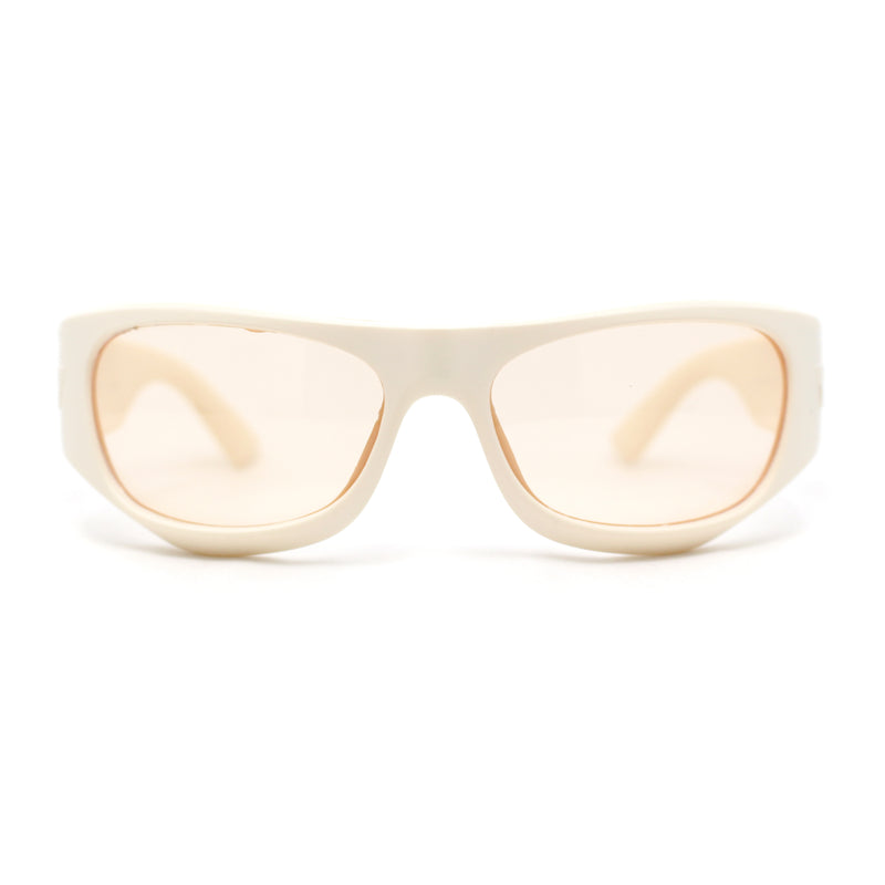 90s Styling Sport Wrap Runway Trend Plastic Sunglasses