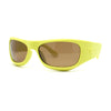 90s Styling Sport Wrap Runway Trend Plastic Sunglasses