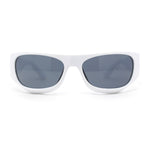 90s Styling Sport Wrap Runway Trend Plastic Sunglasses