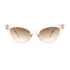 Womens Art Deco Vintage Style Retro Cat Eye Plastic Sunglasses