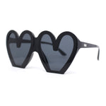 Womens Retro Valentines Day Heart Shape Lovely Plastic Sunglasses