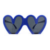 Womens Retro Valentines Day Heart Shape Lovely Plastic Sunglasses