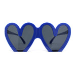 Womens Retro Valentines Day Heart Shape Lovely Plastic Sunglasses