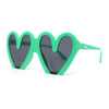 Womens Retro Valentines Day Heart Shape Lovely Plastic Sunglasses