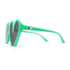 Womens Retro Valentines Day Heart Shape Lovely Plastic Sunglasses