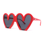 Womens Retro Valentines Day Heart Shape Lovely Plastic Sunglasses