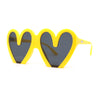 Womens Retro Valentines Day Heart Shape Lovely Plastic Sunglasses