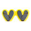 Womens Retro Valentines Day Heart Shape Lovely Plastic Sunglasses