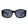 Mod Fashion Womens Thick Temple Plastic Rectangle Sunglasses