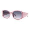 Mod Fashion Womens Thick Temple Plastic Rectangle Sunglasses