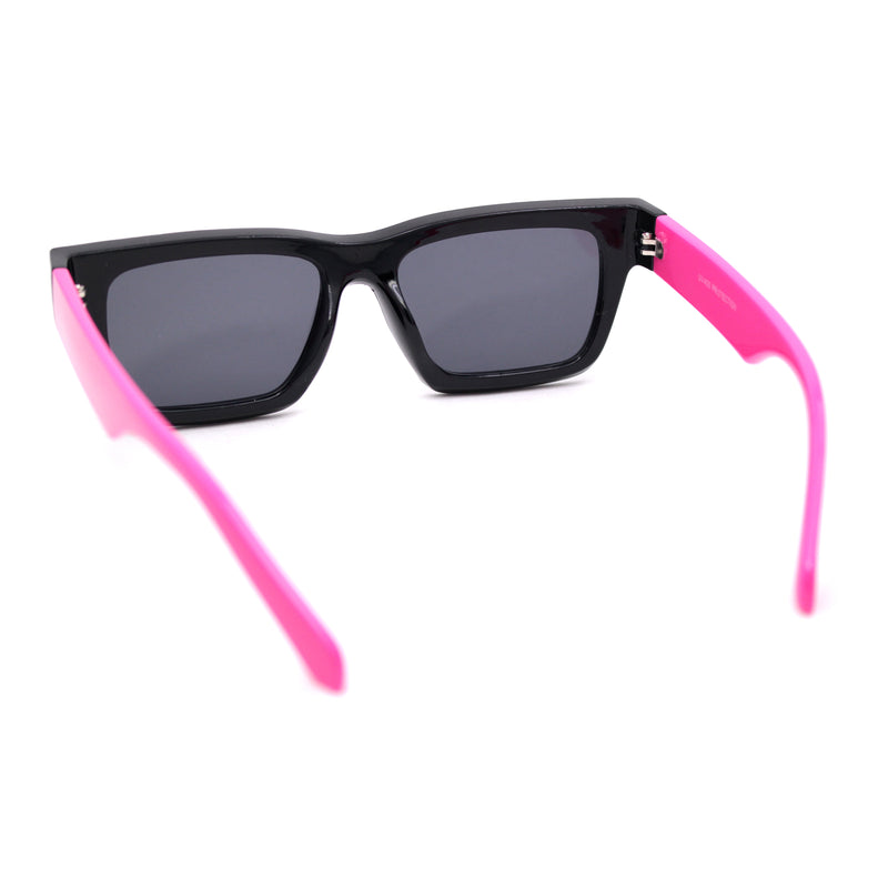 Womens Classy Mod Horn Rim Plastic Fashion Chic Sunglasses