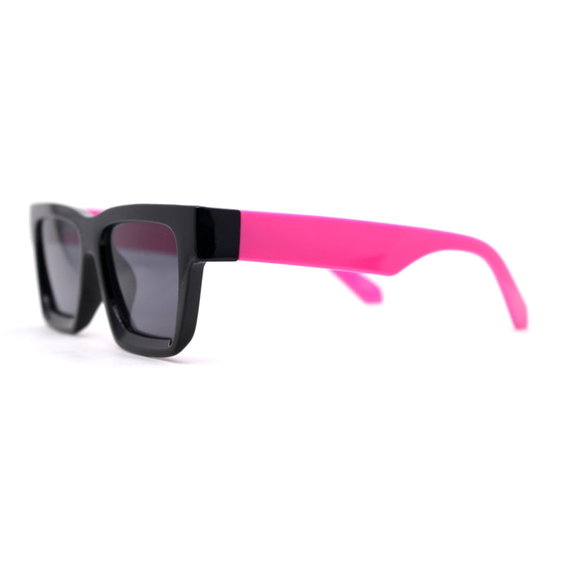 Womens Classy Mod Horn Rim Plastic Fashion Chic Sunglasses