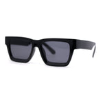 Womens Classy Mod Horn Rim Plastic Fashion Chic Sunglasses