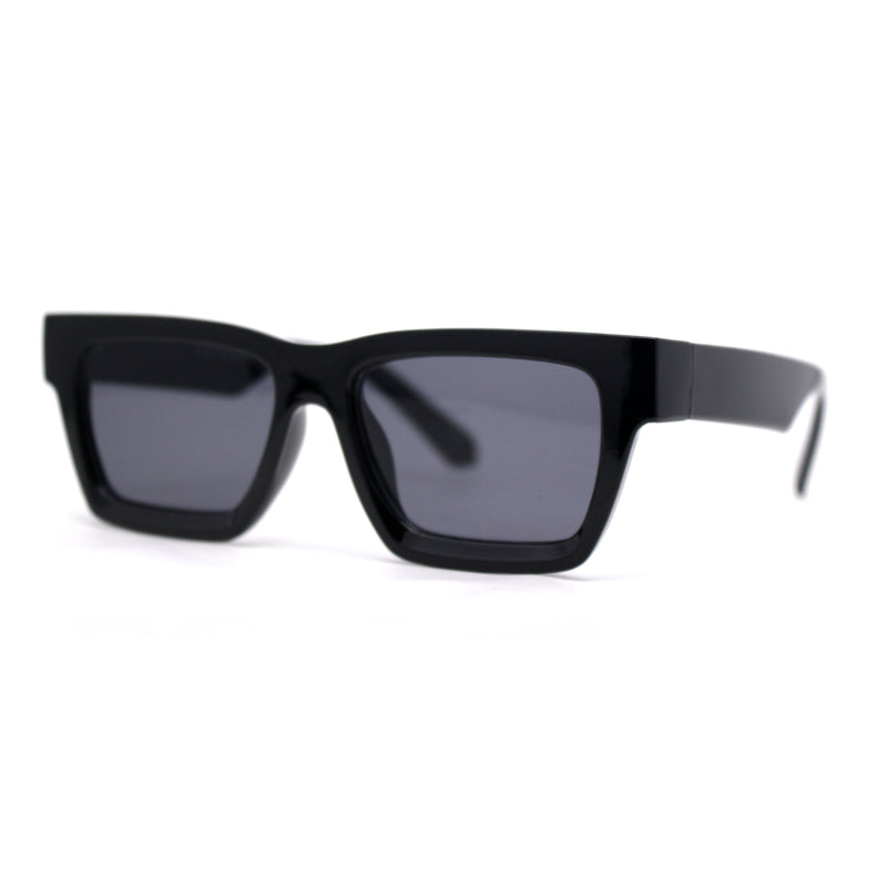 Womens Classy Mod Horn Rim Plastic Fashion Chic Sunglasses