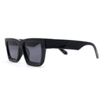 Womens Classy Mod Horn Rim Plastic Fashion Chic Sunglasses