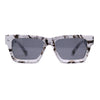 Womens Classy Mod Horn Rim Plastic Fashion Chic Sunglasses