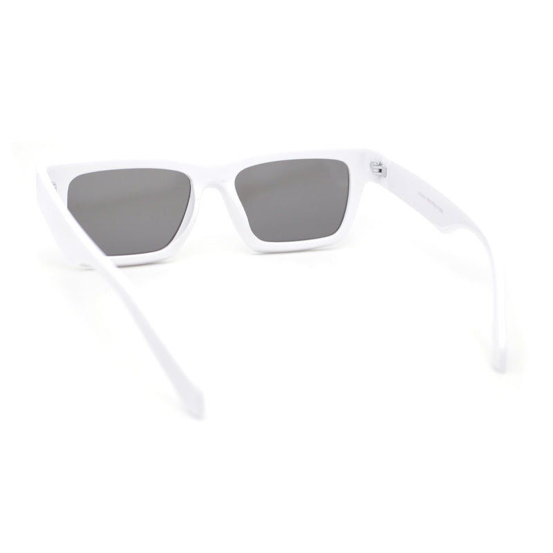 Womens Classy Mod Horn Rim Plastic Fashion Chic Sunglasses