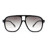 Mens Gentlemanly Retro Curved Top Plastic Racer Plastic Sunglasses