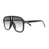 Mens Gentlemanly Retro Curved Top Plastic Racer Plastic Sunglasses