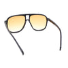 Mens Gentlemanly Retro Curved Top Plastic Racer Plastic Sunglasses