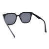 Womens Inset Lens Horn Rim Retro Plastic Chic Sunglasses