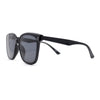 Womens Inset Lens Horn Rim Retro Plastic Chic Sunglasses